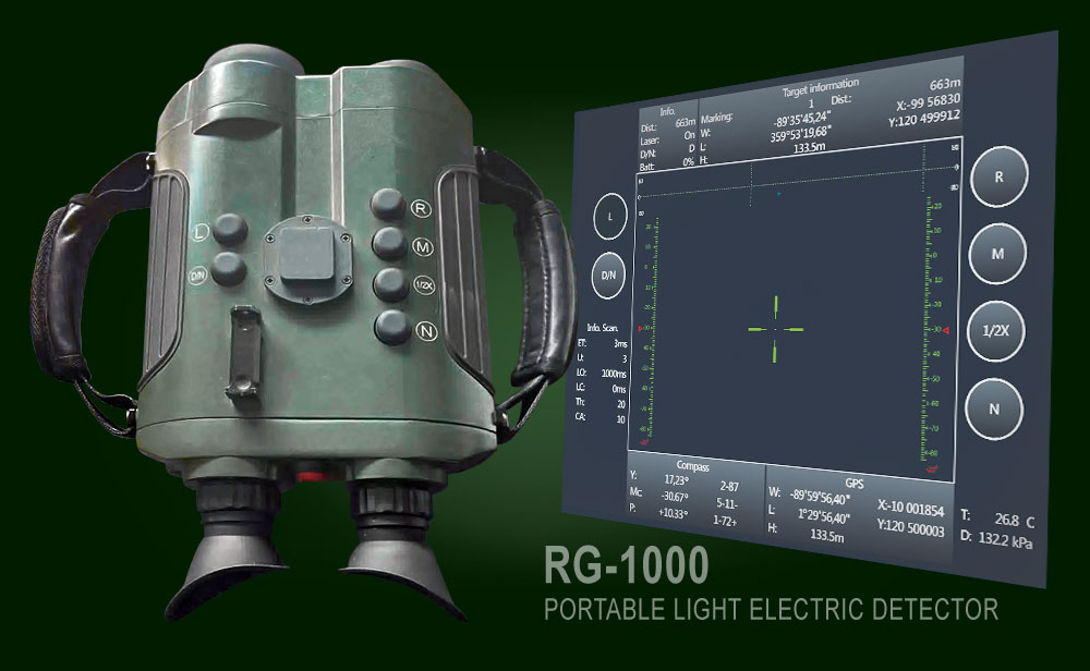 Portable photoelectric detector RG-1000